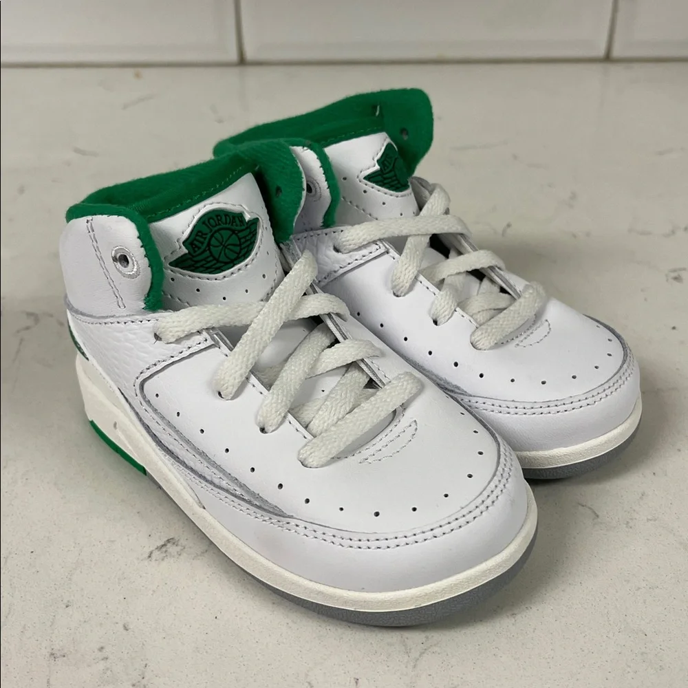 2023 Air Jordan 2 Retro TD 'Lucky Green' DQ8563 103 Size 7C